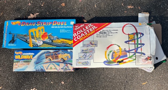 Lot of Hot Wheels Track Sets