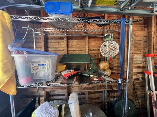 NSF Garage Shelving Unit with Contents