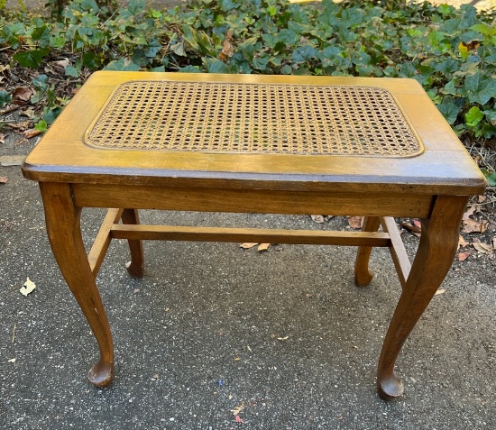 Cane Seated Stool