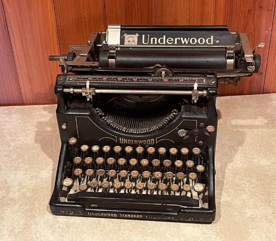 Underwood #5 Antique Typewriter