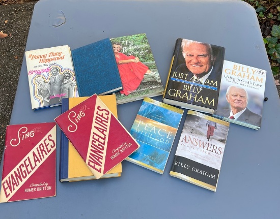 Lot of Billy Graham Books