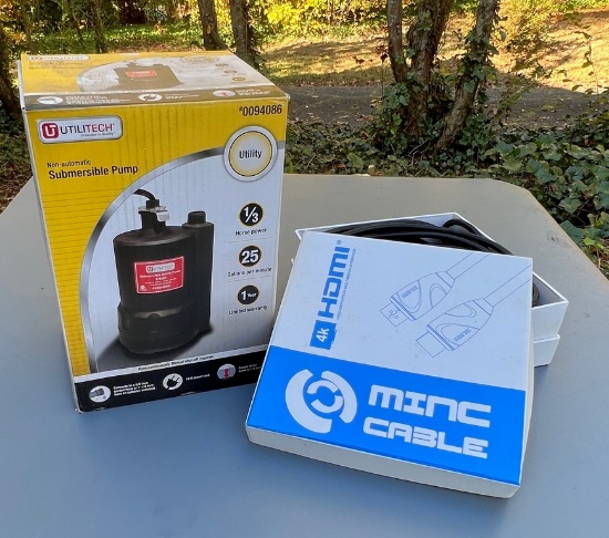 Submersible Pump and 4K DMI Cable