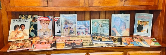 Stack Of Newspapers, Magazines & Hardbound Books