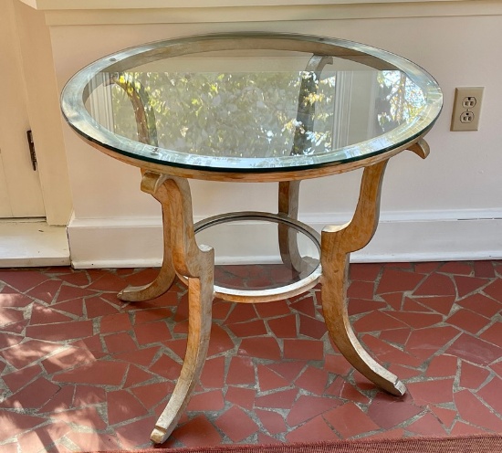 Glass Top Sunroom Table