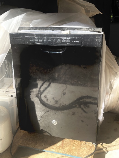 Black GE Dishwasher