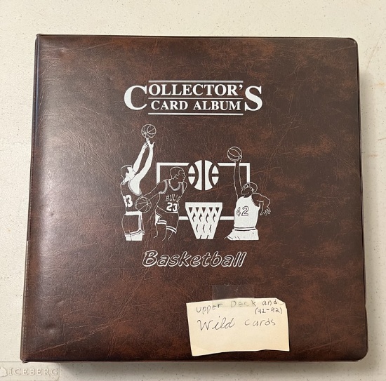 One Binder of Upper Deck Basketball