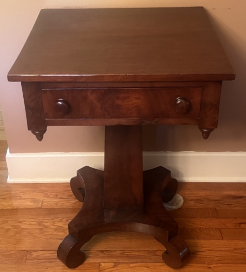 Antique Empire One Drawer Stand