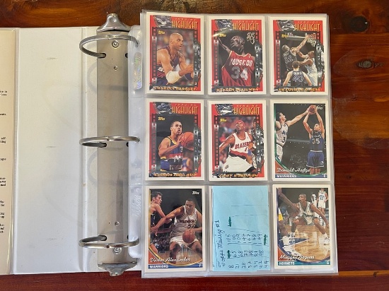 1993-94 Topps Basketball Cards and 1989-90 Fleer Cards