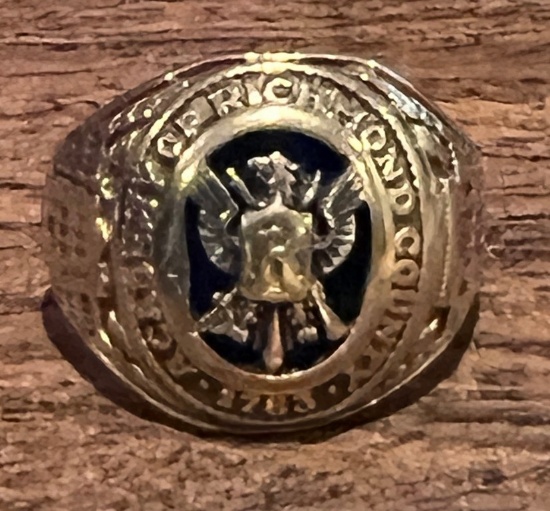 10 Kt. Gold Richmond County Class Ring