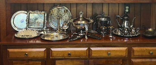 Lot of Vintage Silverplate