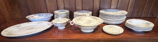 46 Pieces of Theodore Haviland Apple Blossom China
