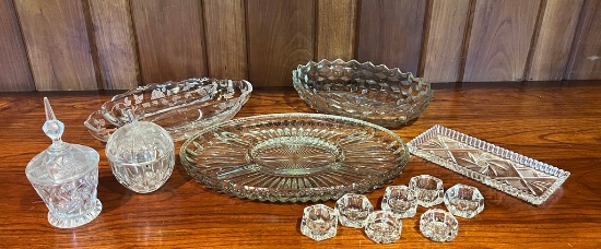 Lot of Crystal and Crystal Salts