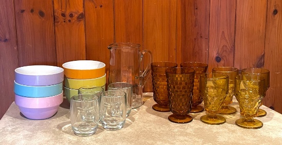 Kitchen Ceramic And Glassware Lot