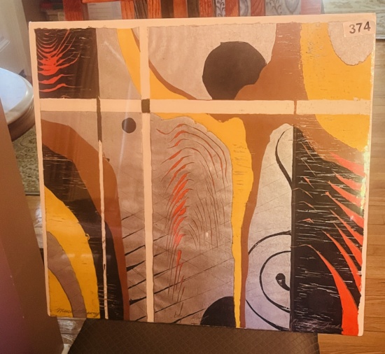 Original Folk Art Painting by Listed Artist Dorothy Jackson