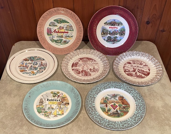 Stack Of Souvenir Plates