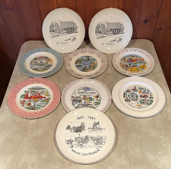 Stack Of Souvenir Plates