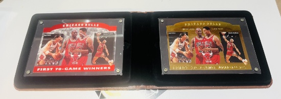 1995-96 First 70 Game Chicago Bulls Plaque Cards