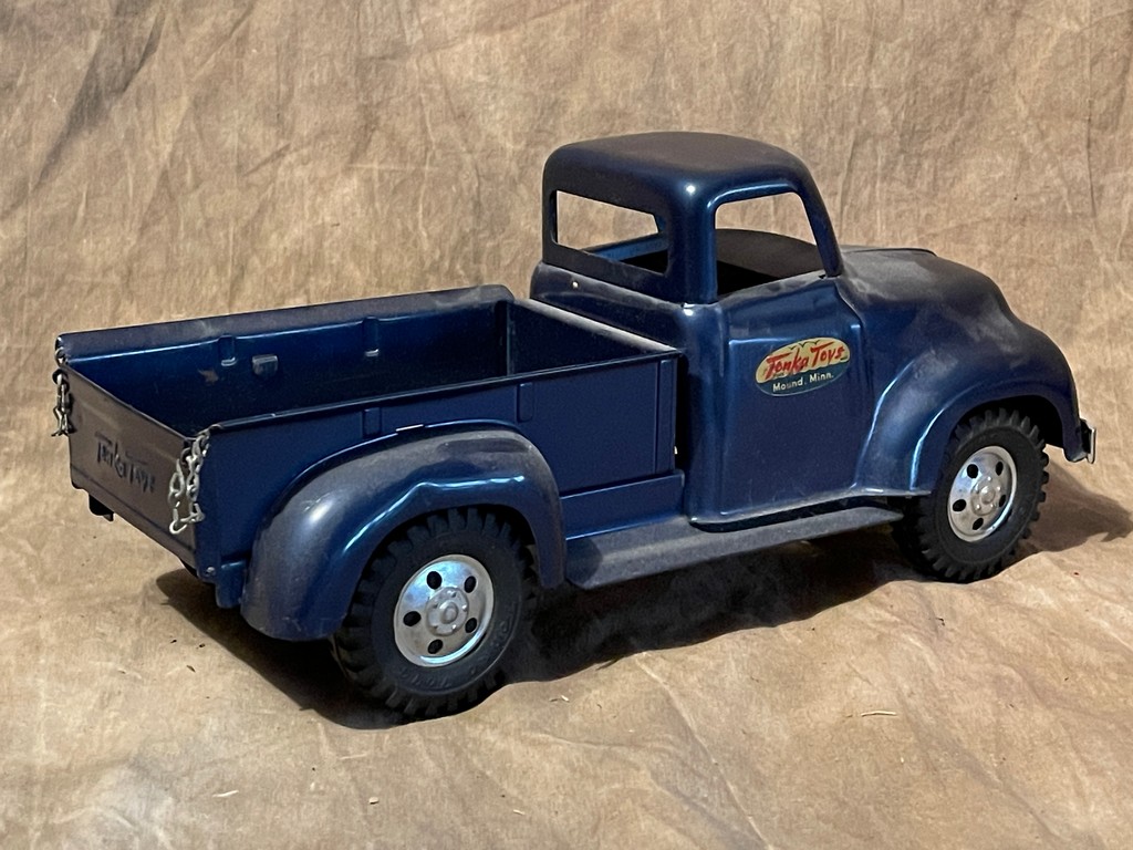 Vintage Tonka Toys Dark Blue Side Step Pressed Proxibid