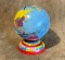 Ohio Art Tin Lithograph World Globe/Bank