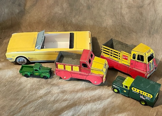 Miscellaneous Cardboard & Diecast Toy Vehicles