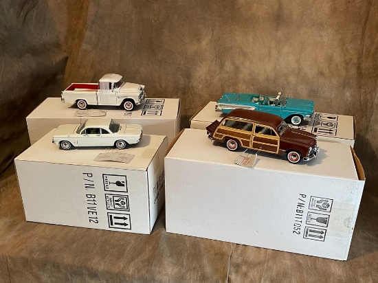 Lot Of 4 National Motor Museum Mint Toy Vehicles In original Boxes