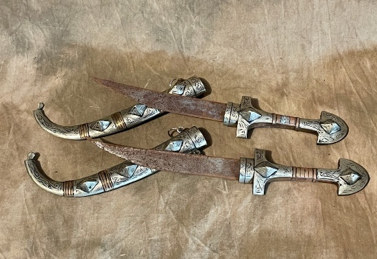 2 Vintage Persian Toy Swords