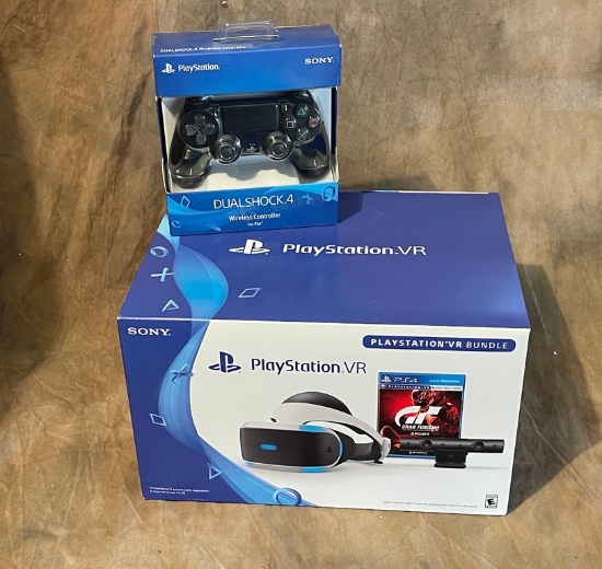 Sony PlayStation VR Bundle & Dual Shock 4 Wireless Controller
