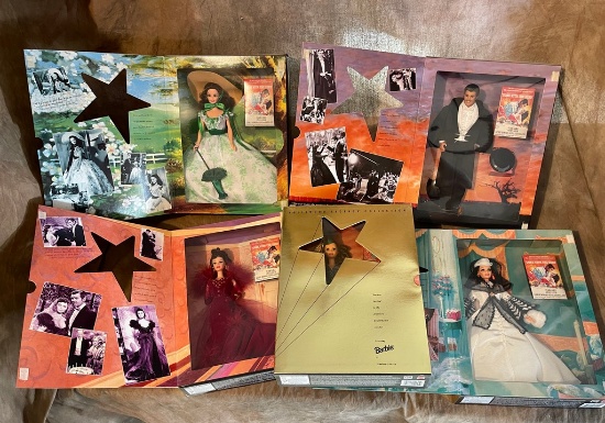 5 Hollywood Legends Barbie Dolls New In Box