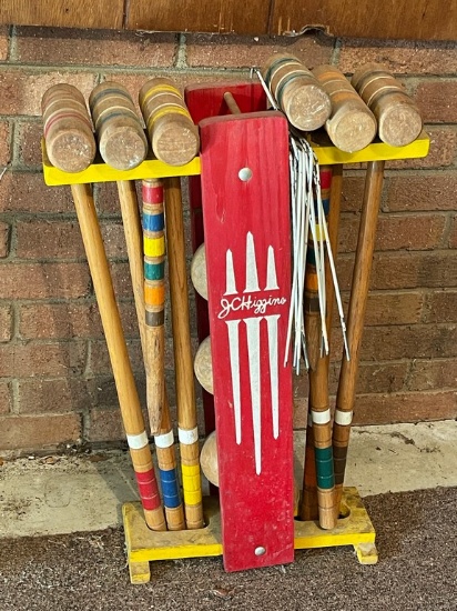 JC Higgins Croquet Set