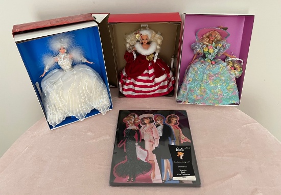 Lot of Four Barbies (new in box)