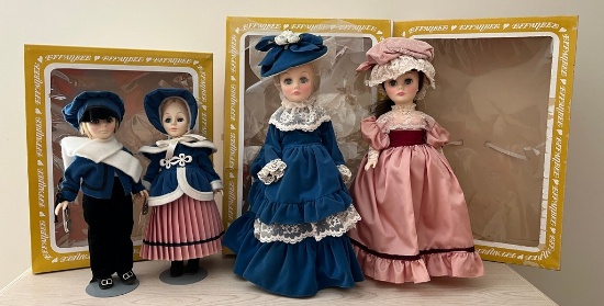 Lot of Four Effanbee Dolls