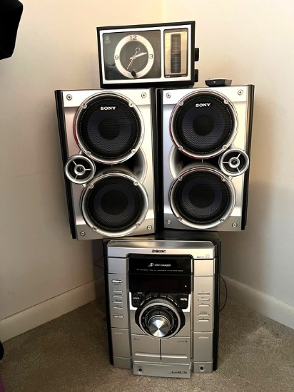 Sony Three Disc Changer Sound System