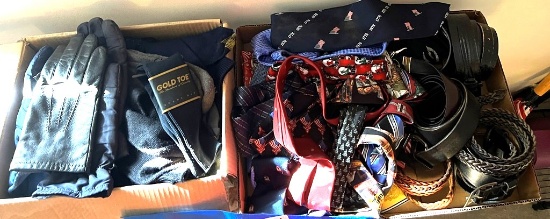 Variety Lot of Belts, Ties and More