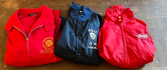 Lot of Two Nylon Vintage Jackets and One Other Jacket