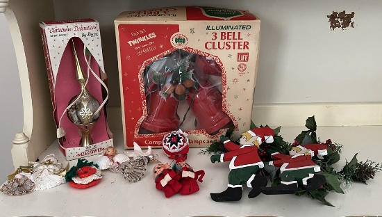 Lot of  Vintage Christmas Decorations