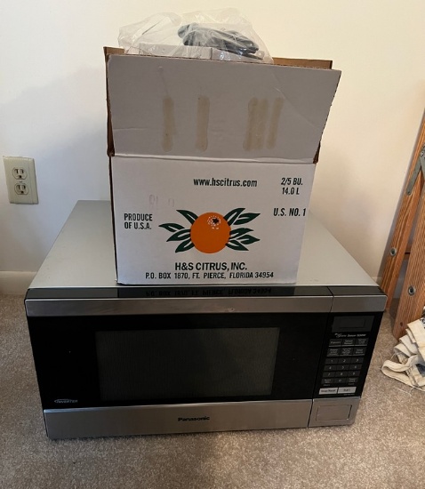 Panasonic Microwave and Assorted Items