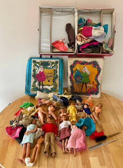 Vintage Barbie Doll Accessories and Cases