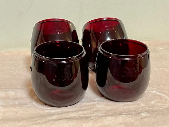4 Dietz RR Red Globes For D-Lite Lanterns
