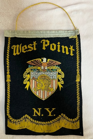 Vintage West Point Felt Square Pennant