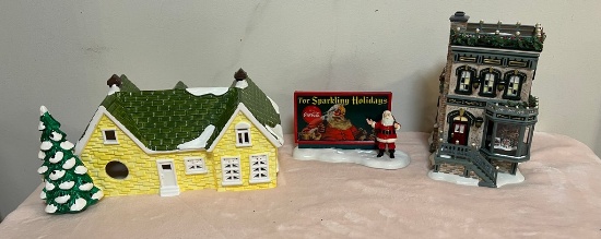 Lot of Three Snow Village