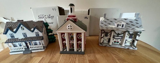 Lot of Snow Village Items