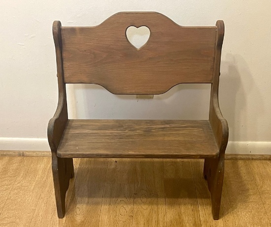 Child's Heart Bench