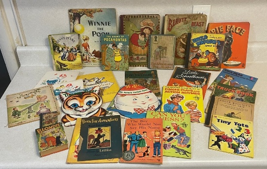 Lot of Vintage Children's Books 1900s-1920s