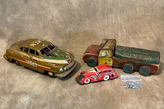 Antique Toy Vehicle Lot