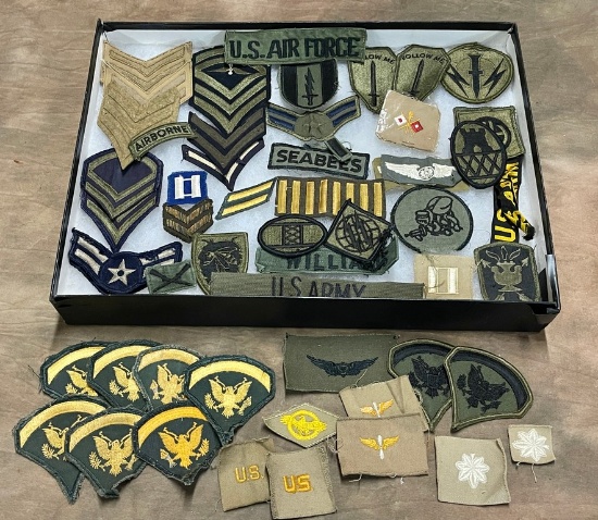 Large Collection of Military Patches
