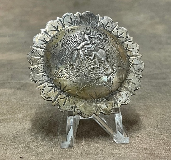 Sterling Silver Cowboy Buckle