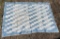 Blue And White Handmade Zig Zag Pattern Quilt