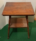 Antique Oak Bible Table