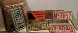 Vintage License Plate Lot