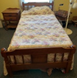 Vintage Twin Bed & Sumter Cabinet Co Nightstand